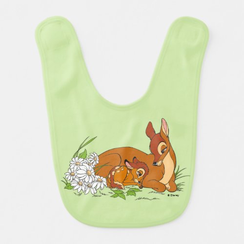 Bambi Resting With His Mother Baby Bib