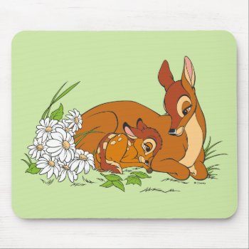 Bambi Resting With His Mother Mouse Pad by bambi at Zazzle