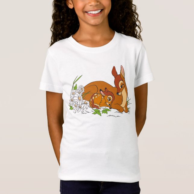 Bambi Resting With His Mother T-Shirt (Front)