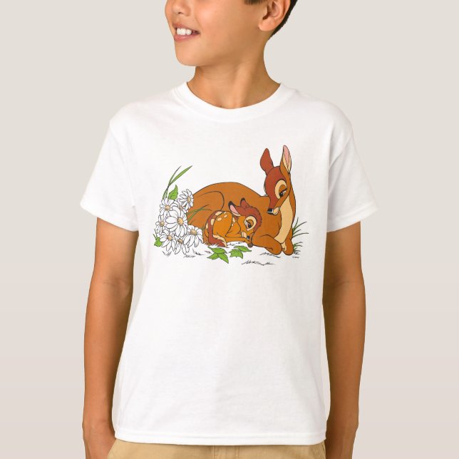 Bambi Resting With His Mother T-Shirt (Front)