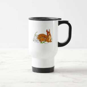 Bambi Resting With His Mother Travel Mug