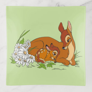 Bambi Resting With His Mother Trinket Tray