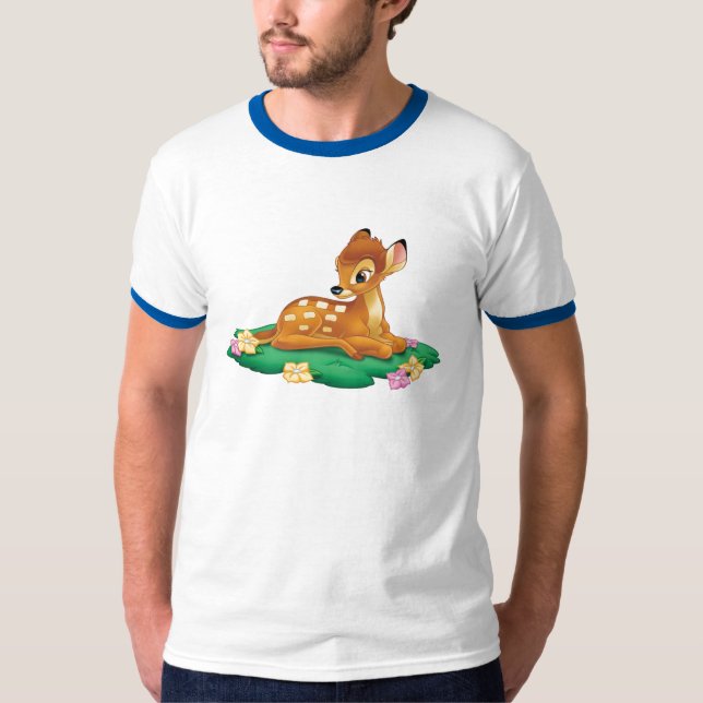 Bambi sitting on the grass T-Shirt (Front)