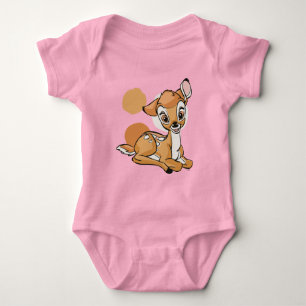 Bambi Sitting With A Smile Baby Bodysuit
