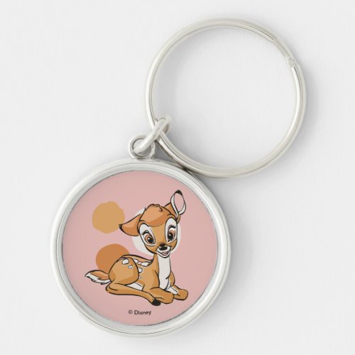 Bambi Sitting With A Smile Keychain