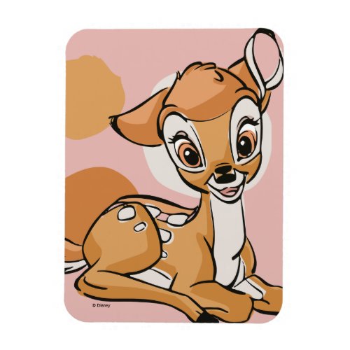 Bambi Sitting With A Smile Magnet