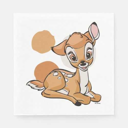 Bambi Sitting With A Smile Napkins