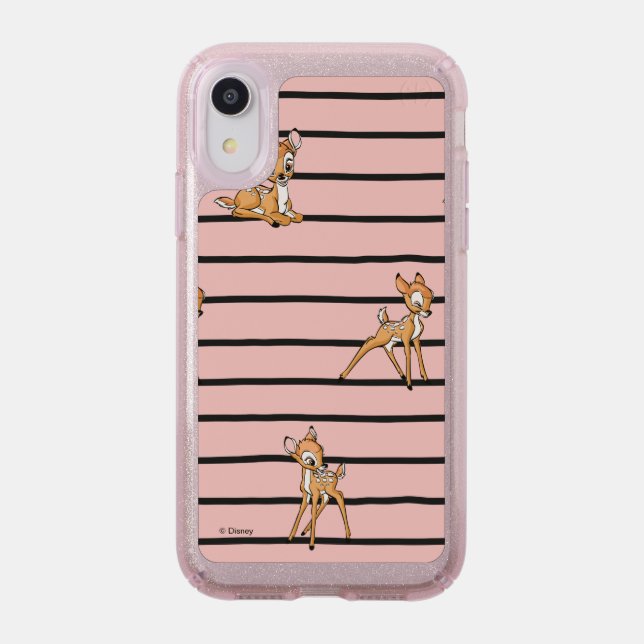 Bambi Sitting With A Smile Speck iPhone XR Case (Front (Silver Phone))
