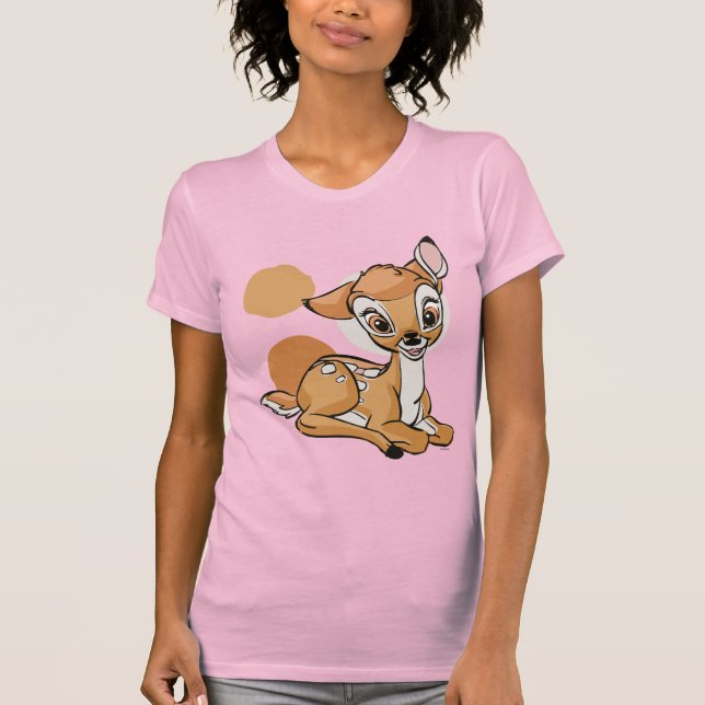Bambi Sitting With A Smile T-Shirt (Front)