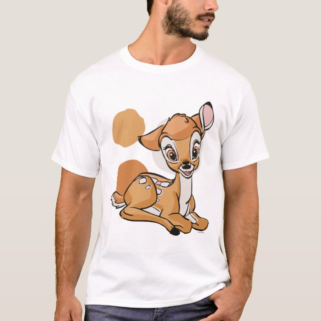 Bambi Sitting With A Smile T-Shirt (Front)