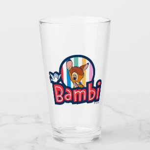 Bambi Striped Badge Glass