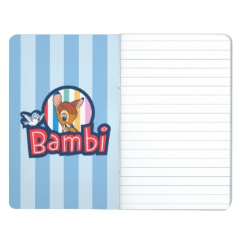 Bambi Striped Badge Journal by bambi at Zazzle