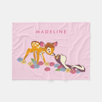 Bambi | Sweet As Can Be Fleece Blanket by bambi at Zazzle