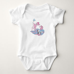 Bambi, Thumper, and Flower with Butterfly Baby Bodysuit