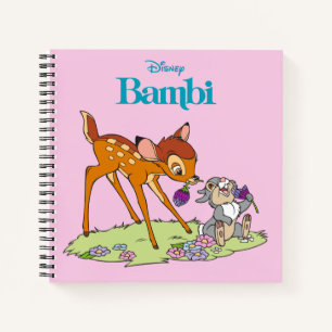 Bambi & Thumper Eating Clover Blossoms Notebook