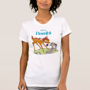 Bambi & Thumper Eating Clover Blossoms T-Shirt