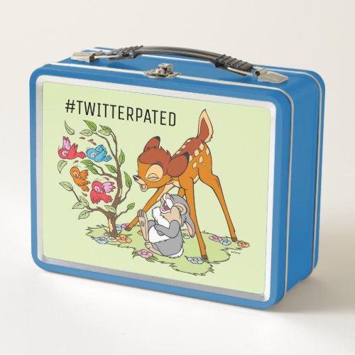 Bambi  Thumper Laughing At Birds Metal Lunch Box