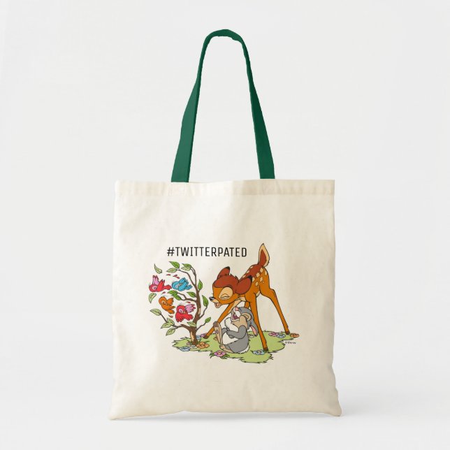 Bambi & Thumper Laughing At Birds Tote Bag (Front)