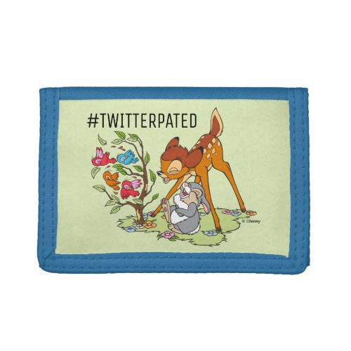 Bambi  Thumper Laughing At Birds Trifold Wallet