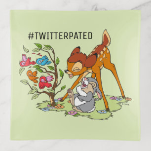 Bambi & Thumper Laughing At Birds Trinket Tray