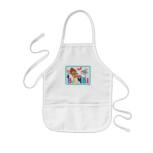 Bambi  Thumper Polka Dot Badge Kids Apron