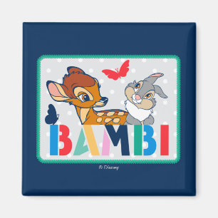 Bambi & Thumper Polka Dot Badge Magnet