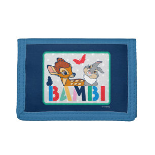 Bambi & Thumper Polka Dot Badge Tri-fold Wallet