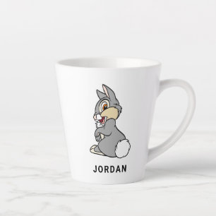 Bambi Thumper rabbit sitting Latte Mug