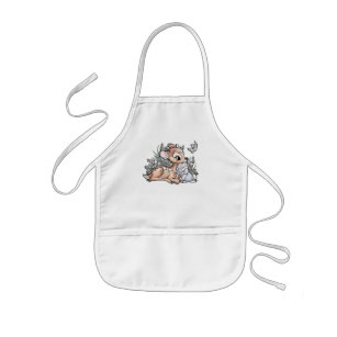 Bambi & Thumper Sitting In The Flowers Kids' Apron