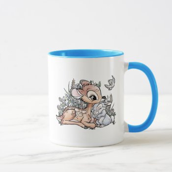 Bambi & Thumper Sitting In The Flowers Mug by bambi at Zazzle
