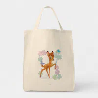 Bambi Canvas Cotton Zipper Tote Bag  Adorable & Versatile Design – Soulla