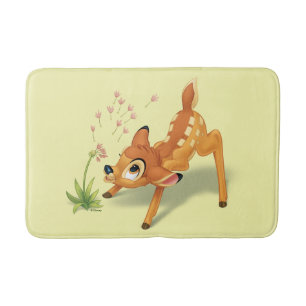 Bambi Watching Dandelion Seeds Fly Bath Mat