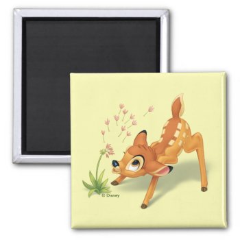Bambi Watching Dandelion Seeds Fly Magnet by bambi at Zazzle