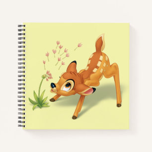 Bambi Watching Dandelion Seeds Fly Notebook