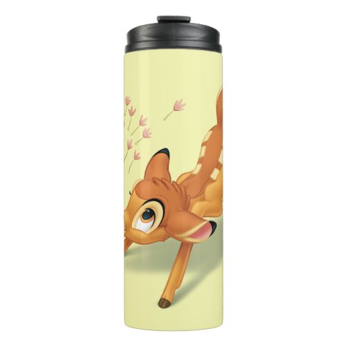 Bambi Watching Dandelion Seeds Fly Thermal Tumbler