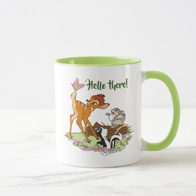 Bambi With Butterfly On Tail Mug (Right)