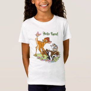 Bambi With Butterfly On Tail T-Shirt