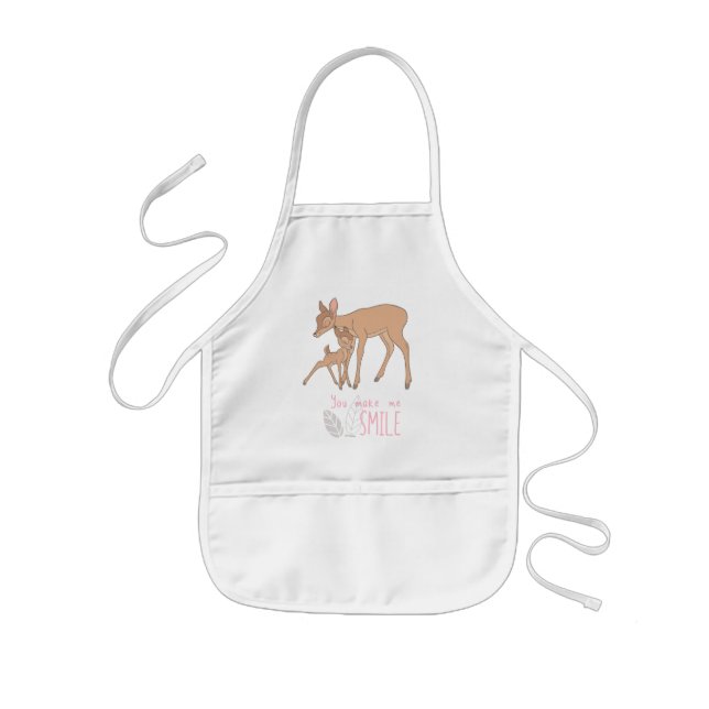 Bambi | You Make Me Smile Kids' Apron (Front)