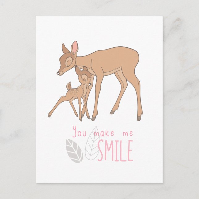Bambi | You Make Me Smile Postcard (Front)