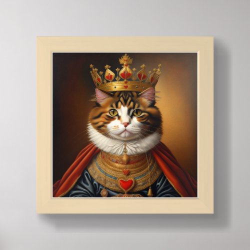 bambino cat framed art