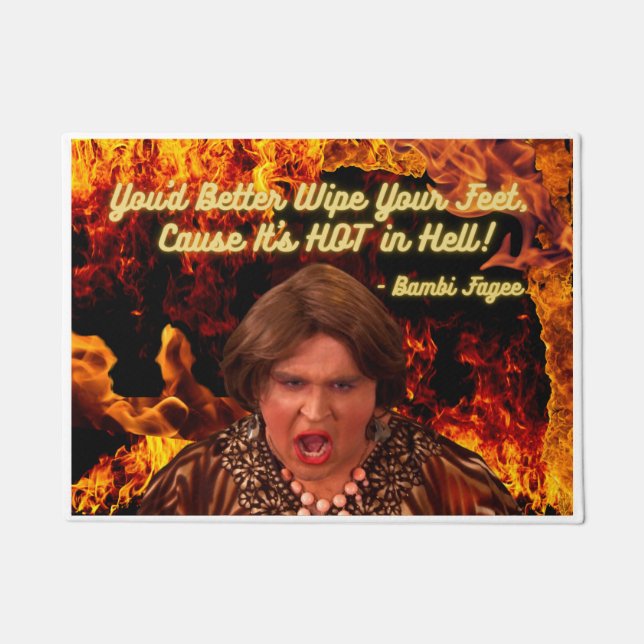 Bambi's Advice Door Mat (Front)