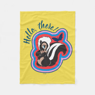 Bambi's Flower & Butterfly Badge Fleece Blanket