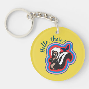 Bambi's Flower & Butterfly Badge Keychain