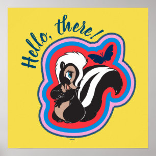 Bambi's Flower & Butterfly Badge Poster