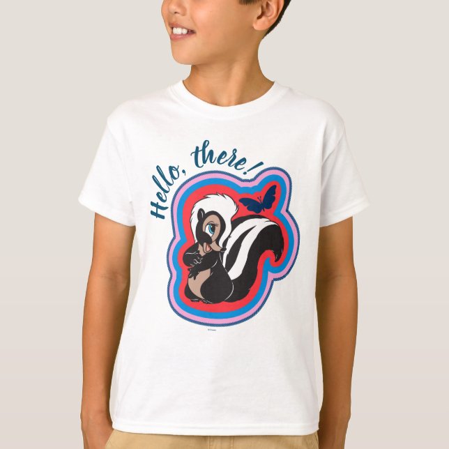 Bambi's Flower & Butterfly Badge T-Shirt (Front)