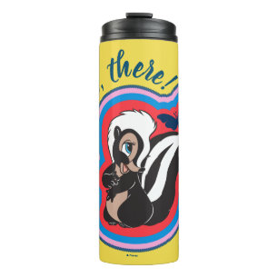 Bambi's Flower & Butterfly Badge Thermal Tumbler