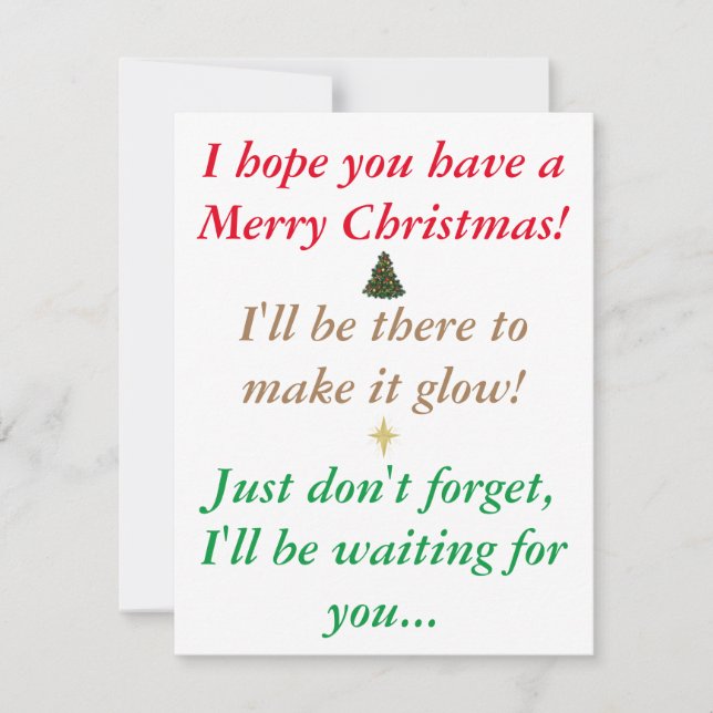 Bambi's Funny Christmas Card V2 (Front)