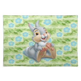 Bambi's Thumper Holding His Feet Cloth Placemat