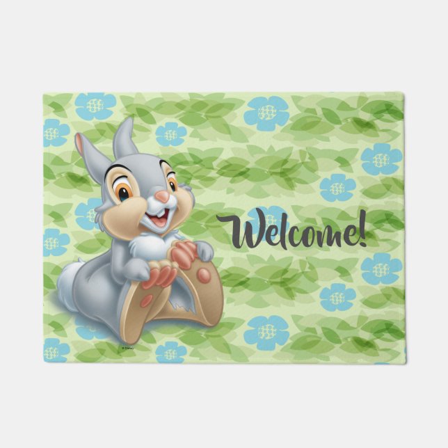 Bambi's Thumper Holding His Feet Doormat (Front)