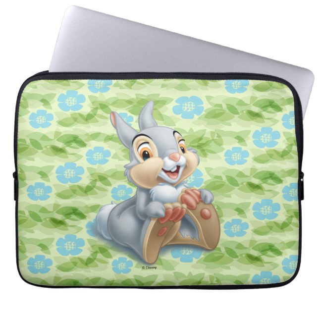 Bambi's Thumper Holding His Feet Laptop Sleeve (Front)